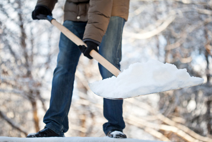Säker snöskottning