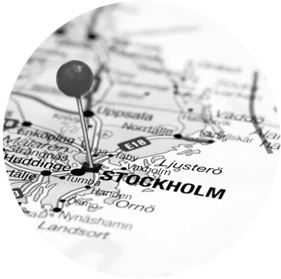 karta med stockholm