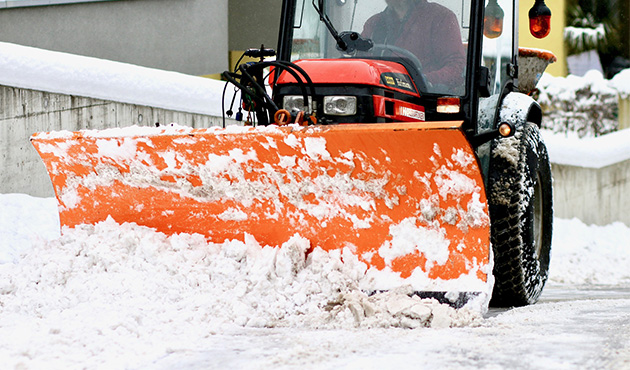 Vi utför snöplogning i Stockholm